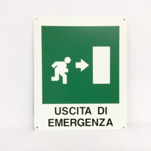 Cartello Uscita di Emergenza