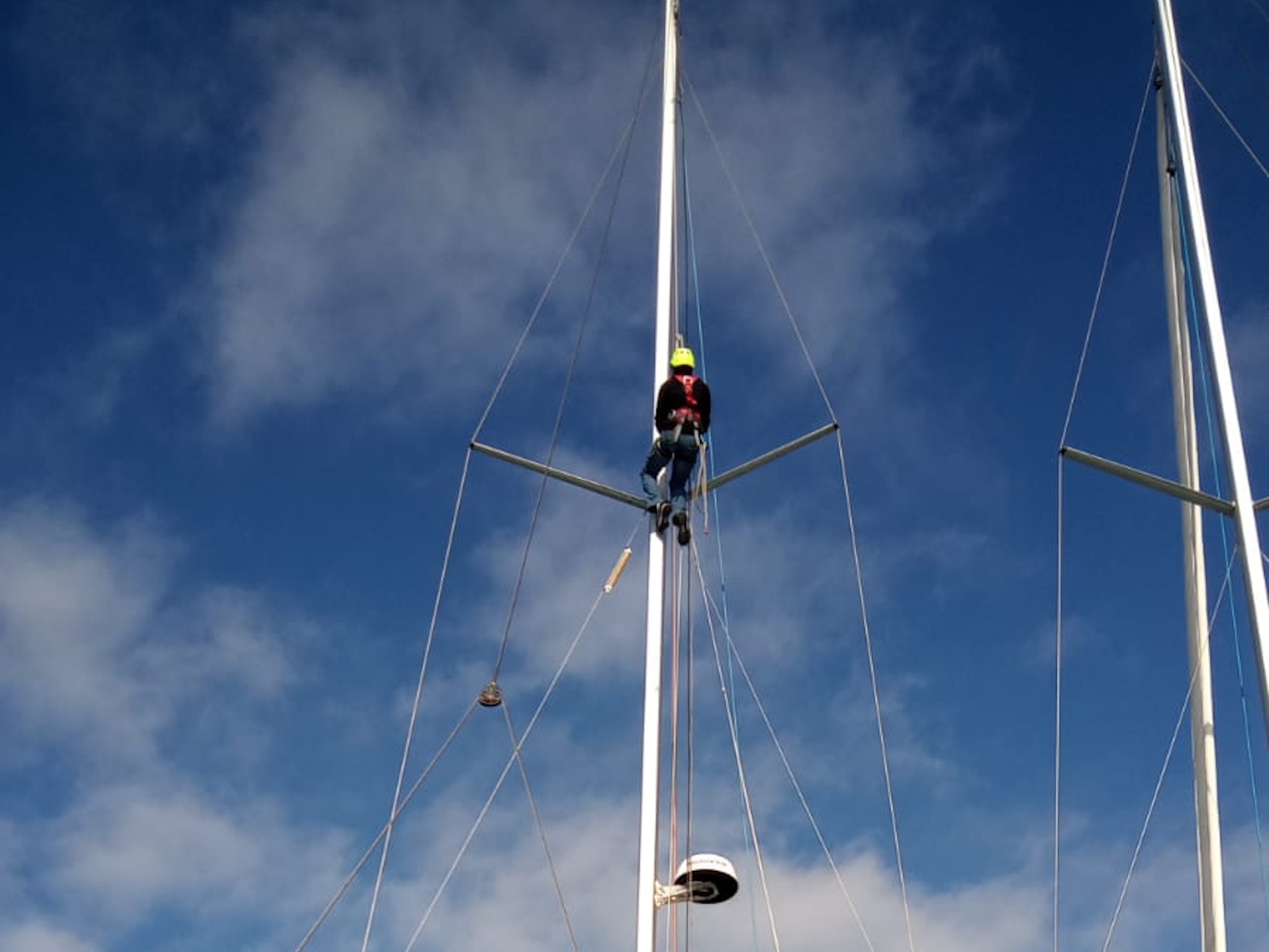 FOTO CORSO FUNI SU BARCA A VELA